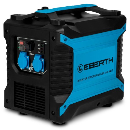 EBERTH 3000 Watt Generatore di corrente portatile Gruppo elettrogeno 6,5 CV  Motore a benzina 4T