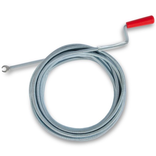 EBERTH Spirale per la pulizia dei tubi lunga 8 m e Ø 9 mm, per tubi a partire da Ø 40 mm