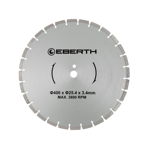 EBERTH Disco diamantato Ø400mm per taglio ad umido