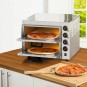 vertes forno per pizza con 2 camere per uso gastronomico