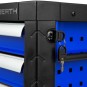 EBERTH Cassetto portautensili con 4 cassetti, utensili inclusi blu