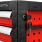 EBERTH Cassetto portautensili con 3 cassetti, utensili inclusi rosso