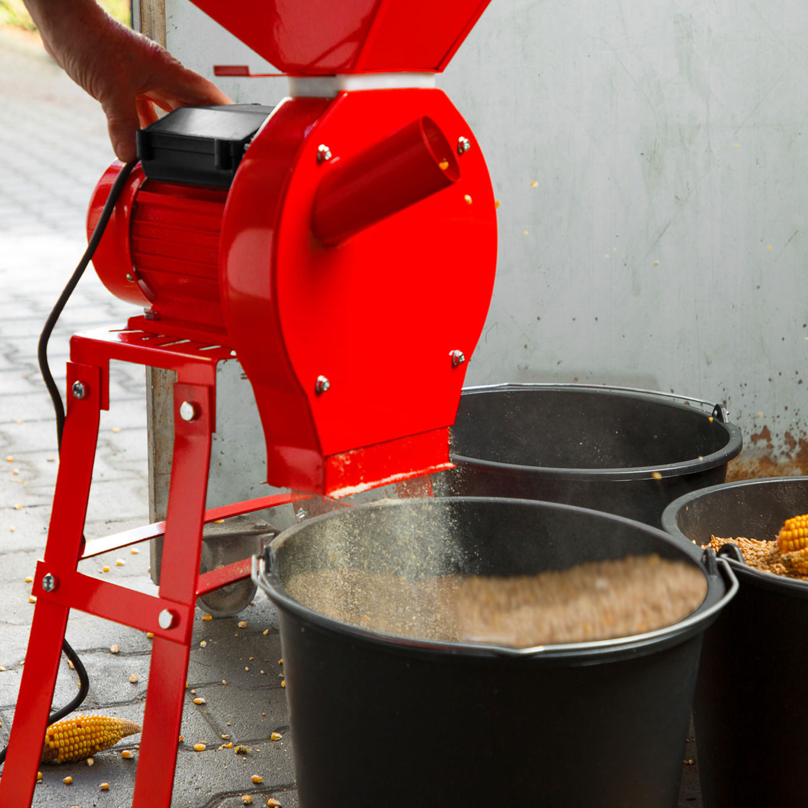 Mulino elettrico per cereali smerigliatrice macchina riso secco